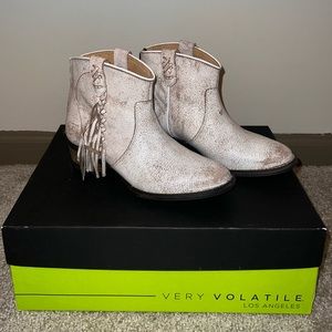 Very Volatile Lookout Fringe Booties